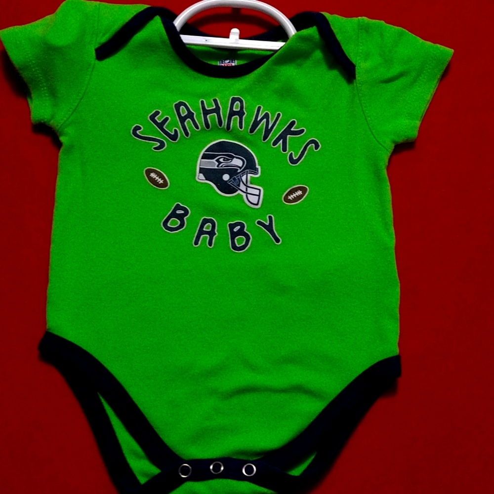Seattle Seahawks Team Baby Boy Onesie